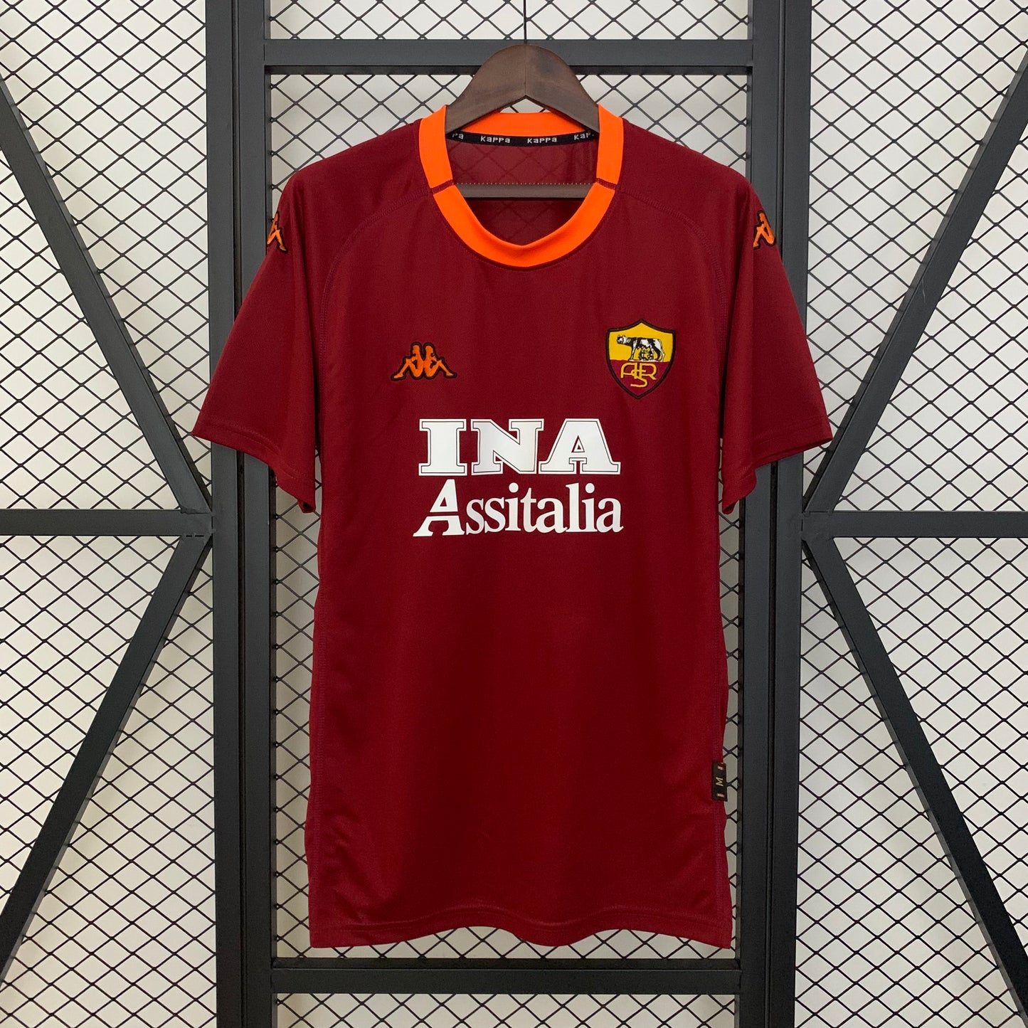Camiseta AS Roma Local Retro 00/01 Versión Fan