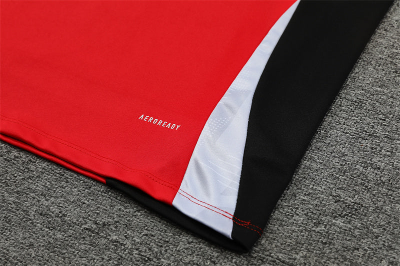 Buzo Completo Manchester United Rojo Negro