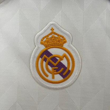 Camiseta Real Madrid Local Retro 1988 Versión Fan