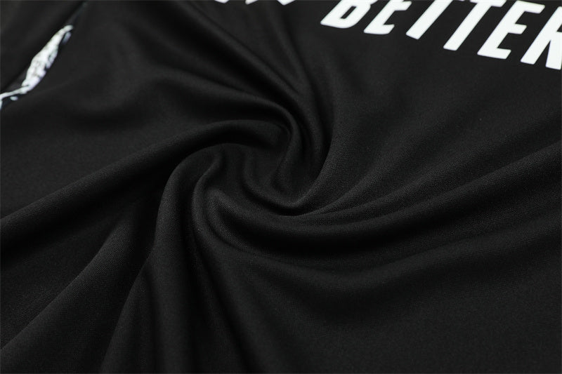 Buzo Completo con Cierre Arsenal Negro Rojo y Verde