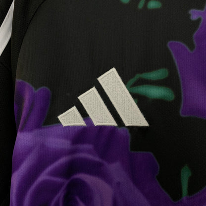 Camiseta Real Madrid Edición Purple Rosas 2025/26 Versión Fan