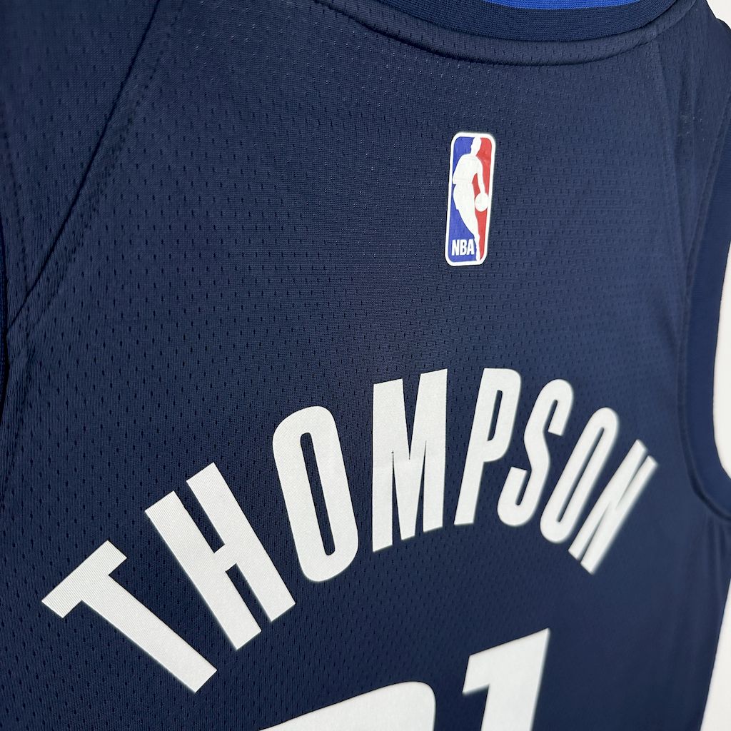 Camiseta Dallas Mavericks "Thompson" Jordan Azul 2021/22