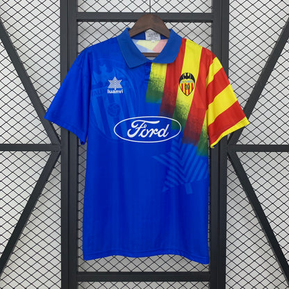 Camiseta Valencia CF Visita Retro 1995/96 Versión Fan