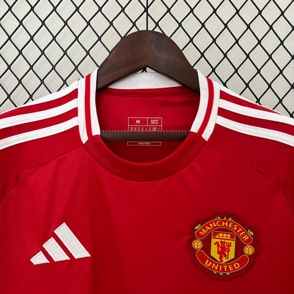 Camiseta Manchester United Local 2024/25 Versión Fan