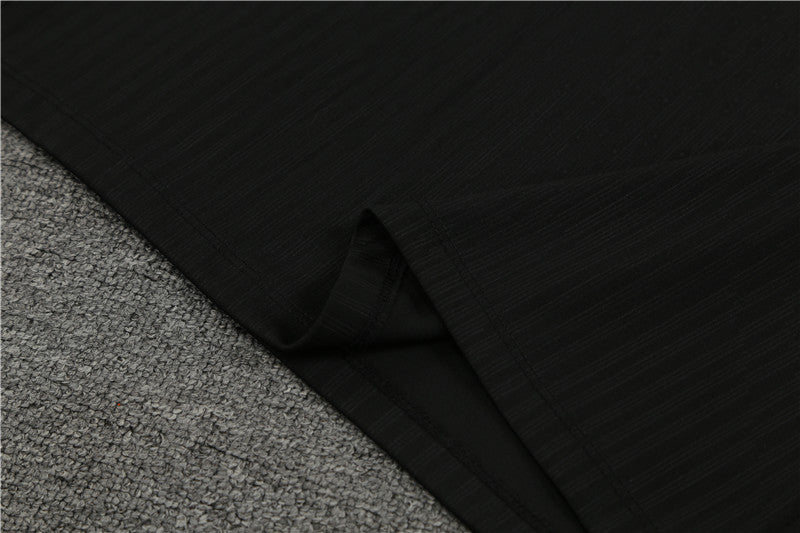 Buzo Completo PSG Negro Burdeo