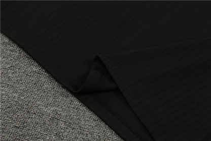 Buzo Completo PSG Negro Burdeo