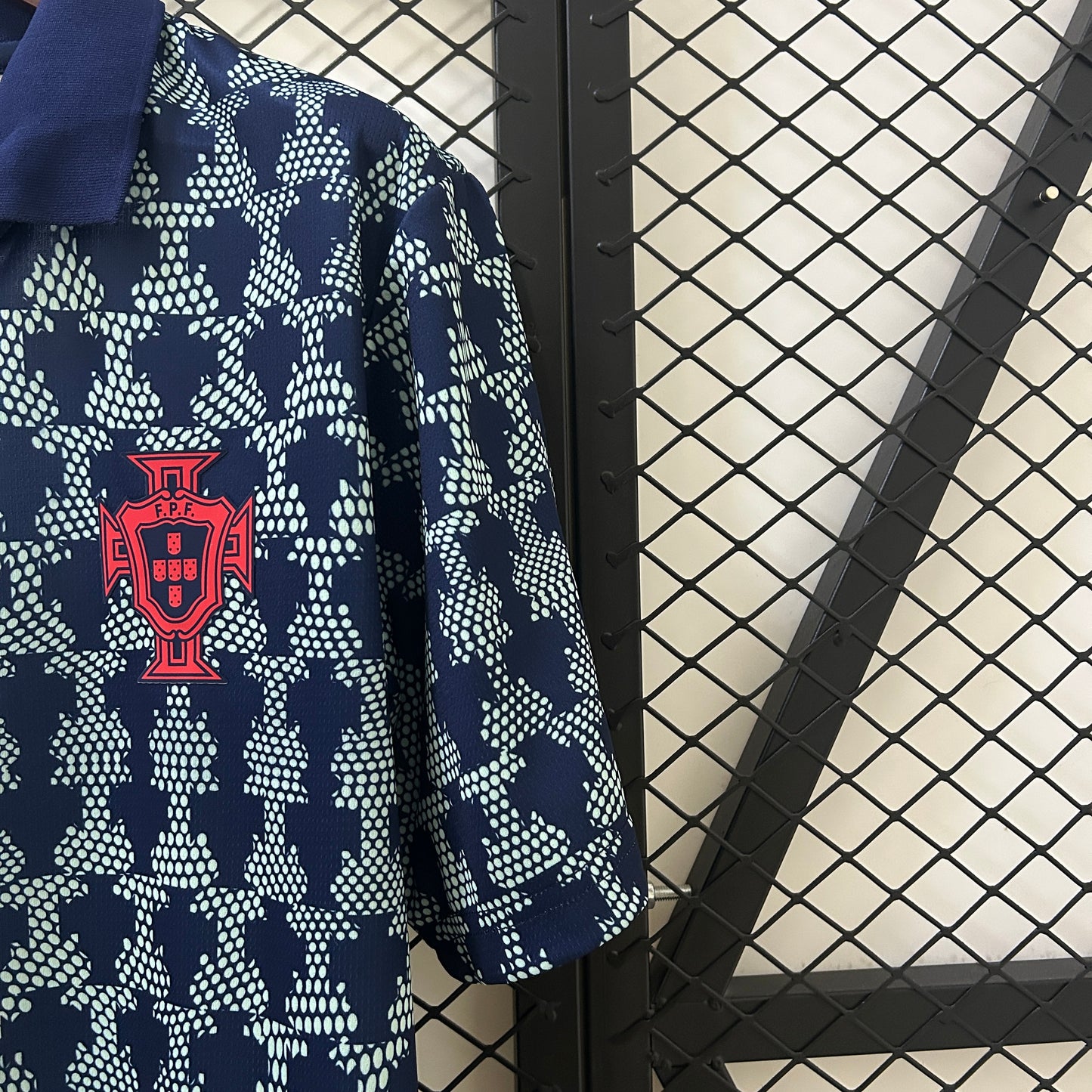 Camiseta Portugal Entrenamiento Azul 2025 Versión Fan