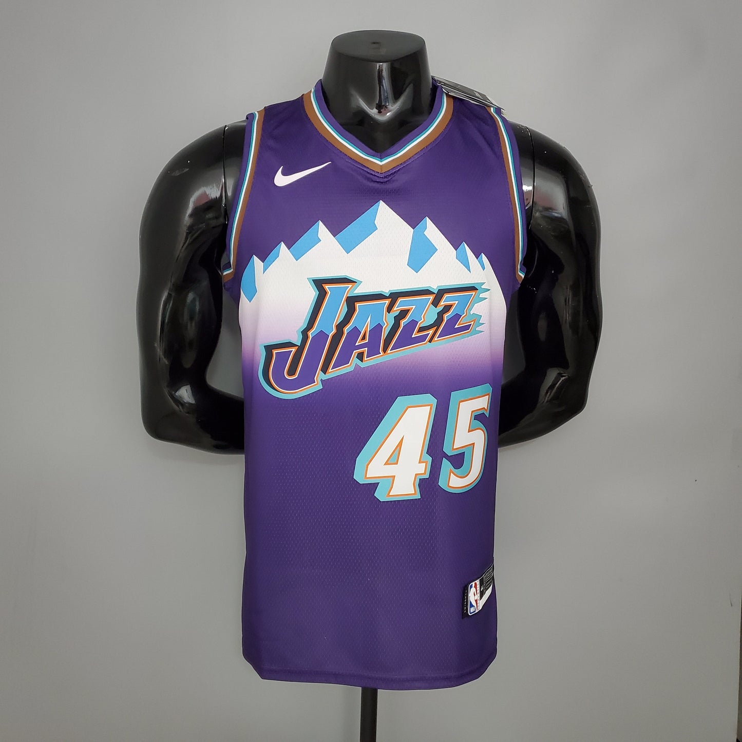 Camiseta Utah Jazz "Retro Mountain" Morada