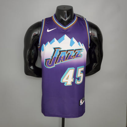 Camiseta Utah Jazz "Retro Mountain" Morada