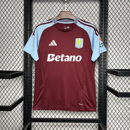 Camiseta Aston Villa Local 2024/25 Versión Fan