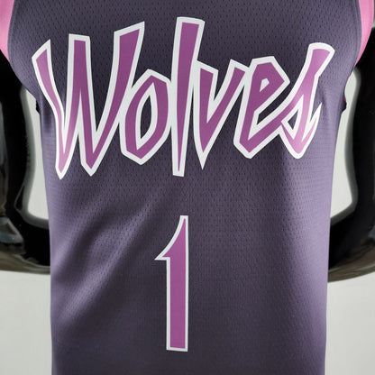 Camiseta Minnesota Timberwolves Camiseta Morada