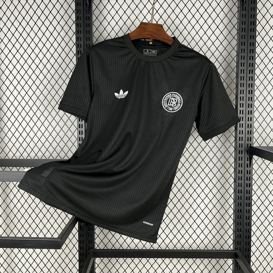Camiseta Alemania 125 Aniversario Negro 2025/26 Versión Fan
