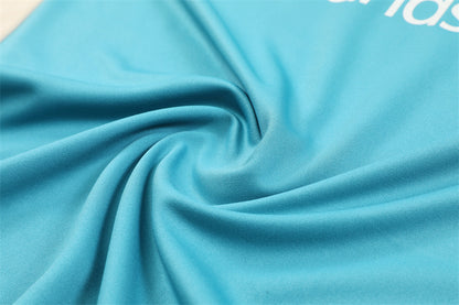 Buzo Completo Marsella Cyan Blanco