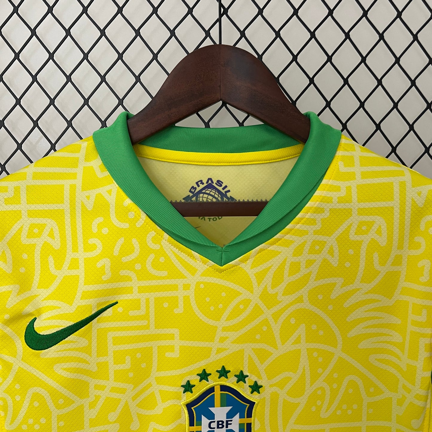 Camiseta Brasil Local 2024 Versión Mujer