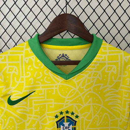 Camiseta Brasil Local 2024 Versión Mujer