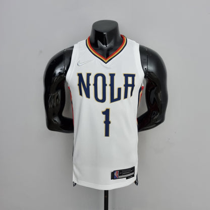 Camiseta New Orleans Pelicans "City Edition" Blanca
