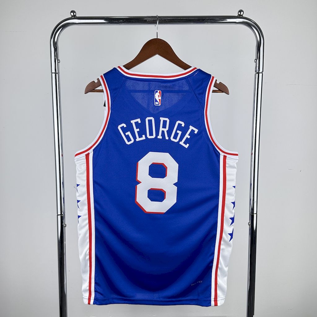 Camiseta Philadelphia 76ers 2023 Camiseta Azul NBA