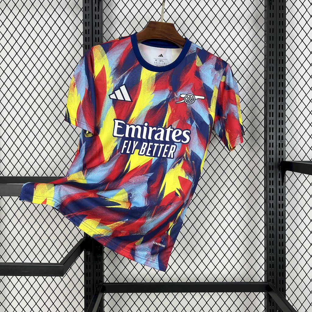 Camiseta Arsenal Multicolores 2025/26 Versión Fan