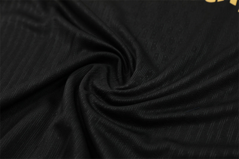 Buzo Completo FC Barcelona Negro Dorado