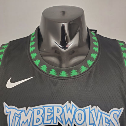 Camiseta Minnesota Timberwolves "Retro Edition" Negra