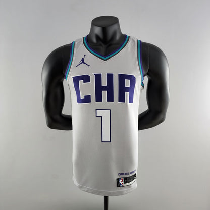 Camiseta Charlotte Hornets Camiseta Clásica Gris