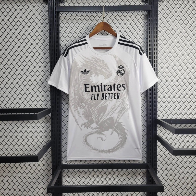 Camiseta Real Madrid "Especial Dragon Blanco" 2024/25 Versión Fan