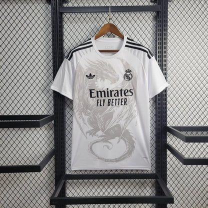 Camiseta Real Madrid "Especial Dragon Blanco" 2024/25 Versión Fan