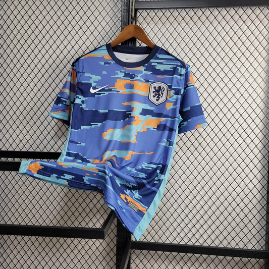 Camiseta Países Bajos Camiseta Entrenamiento 2024 Versión Fan