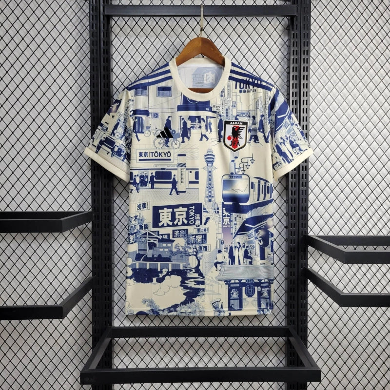 Camiseta Japón Edición Especial "Tokio Crema" 2024 Versión Fan