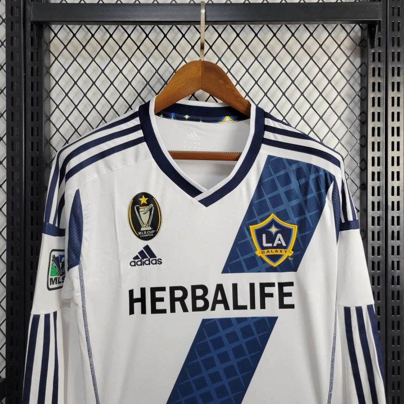 LA Galaxy Local Retro Manga Larga 2012