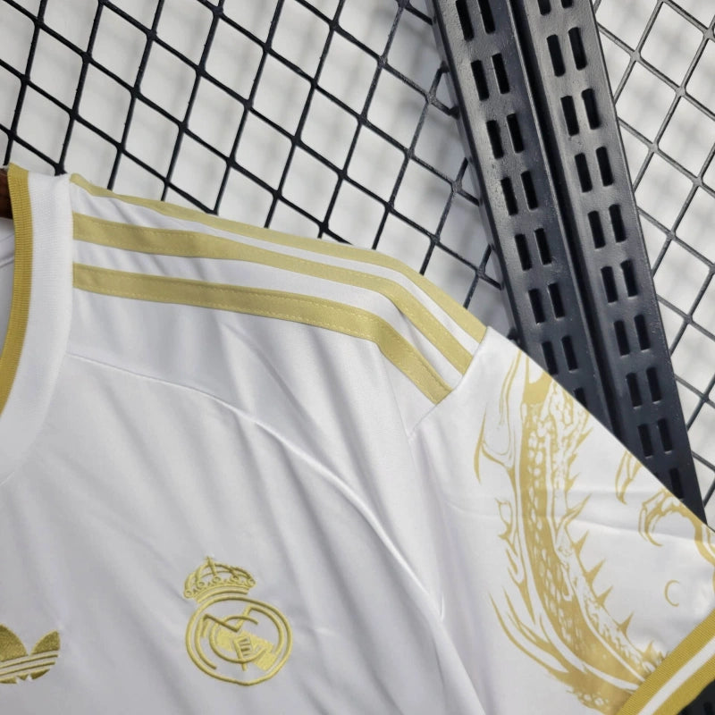 Camiseta Real Madrid "Especial Dragon Dorado" 2024/25 Versión Fan