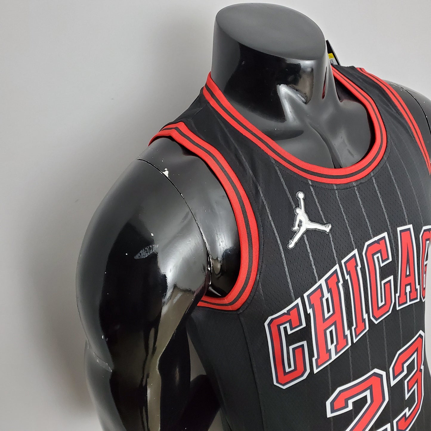 Camiseta Chicago Bulls Jordan Negra NBA 75 Aniversario
