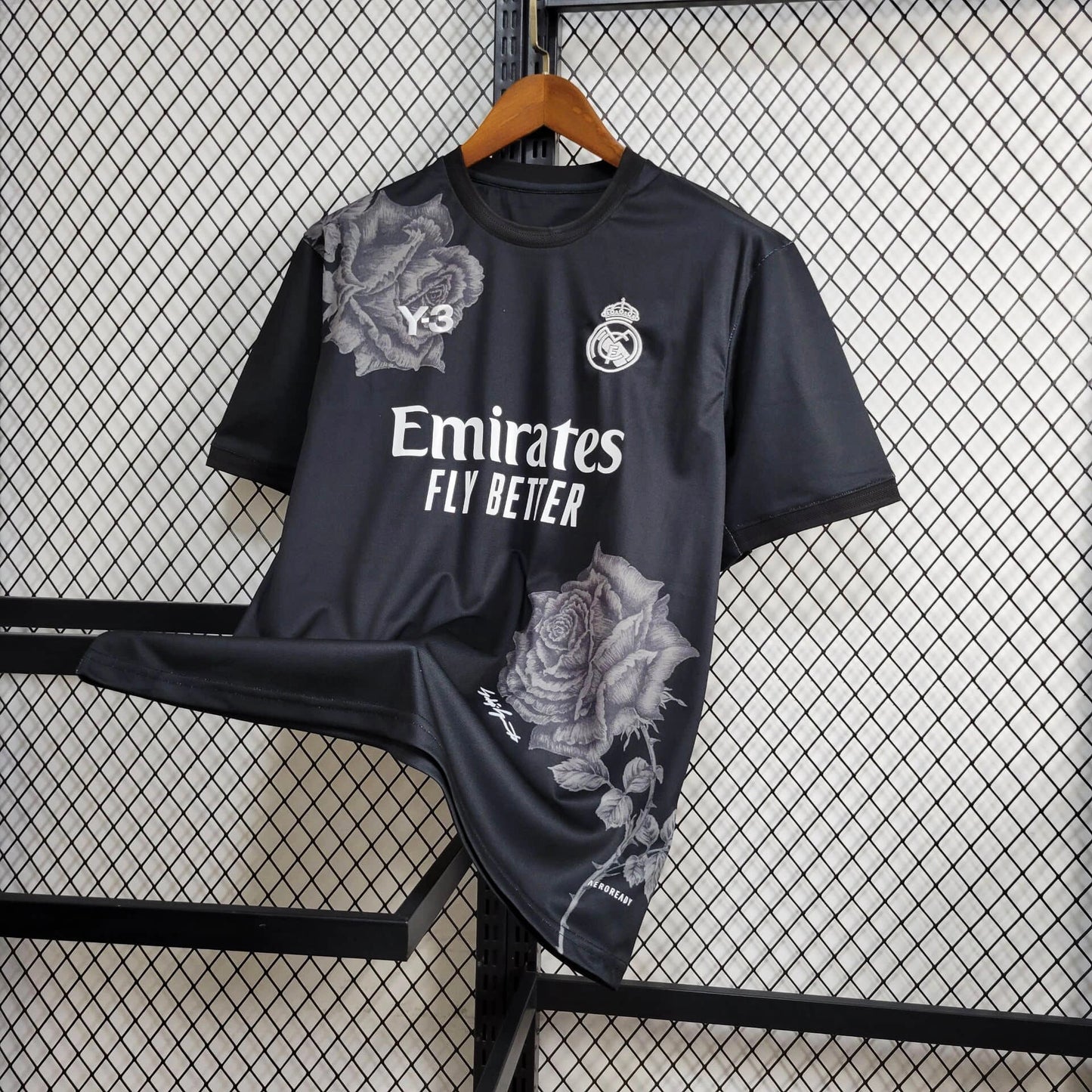 Camiseta Real Madrid "Y-3" Negra 2023/24 Versión Fan