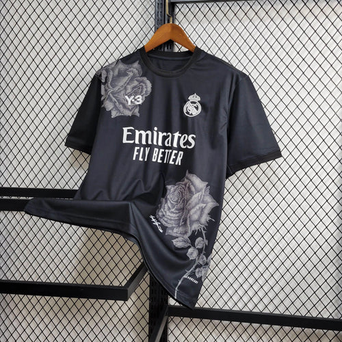 Camiseta Real Madrid "Y-3" Negra 2023/24 Versión Fan