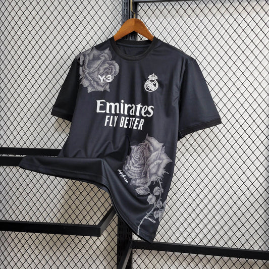 Camiseta Real Madrid "Y-3" Negra 2023/24 Versión Fan