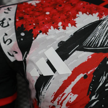 Camiseta Japón "Samurai Rojo" 2024/25 Versión Jugador