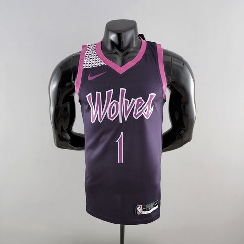 Camiseta Minnesota Timberwolves Camiseta Morada
