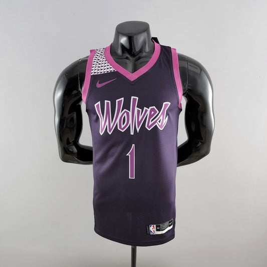 Camiseta Minnesota Timberwolves Camiseta Morada