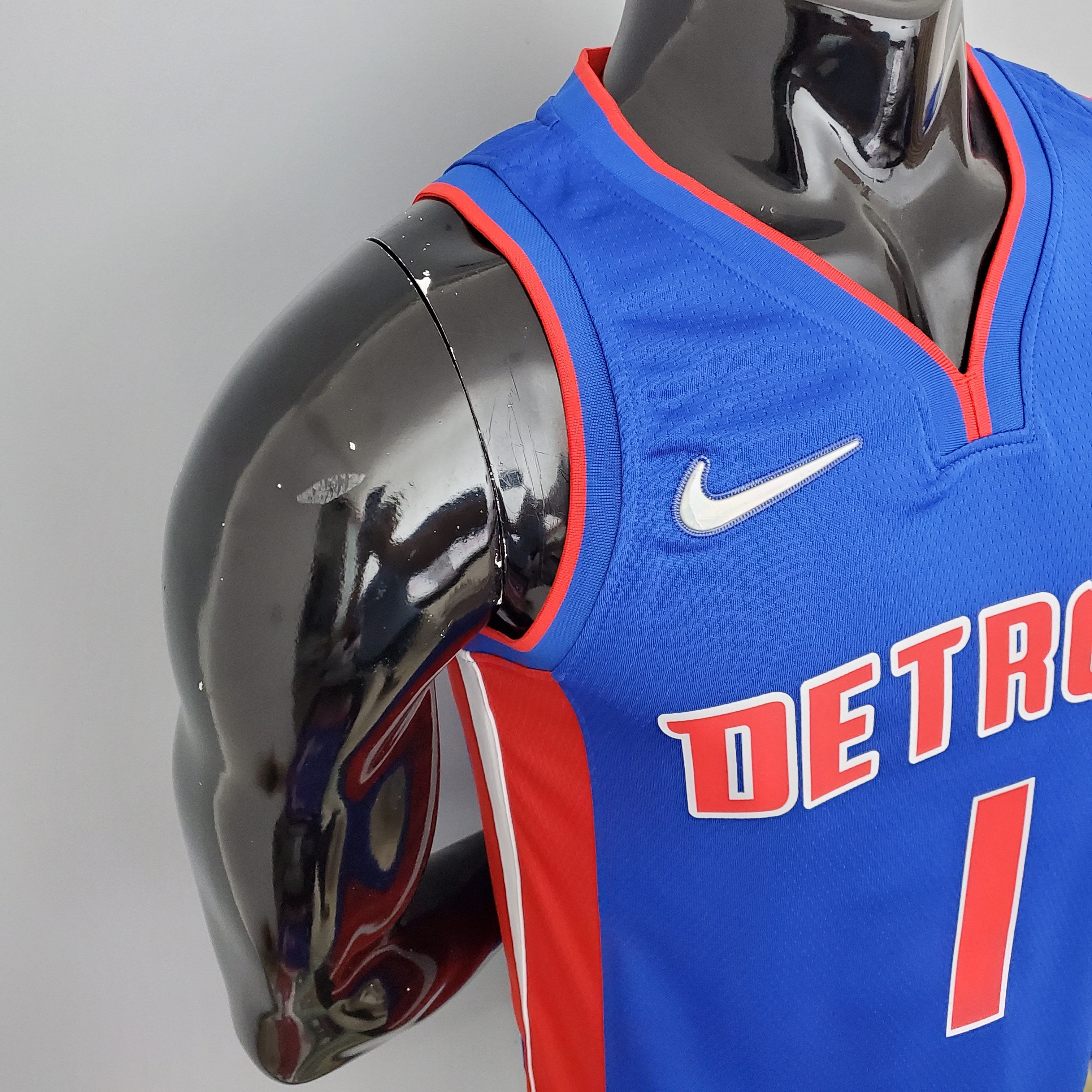 Detroit Pistons Camiseta Azul Clásica