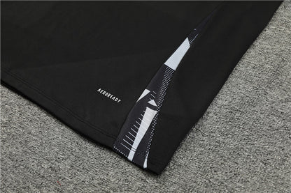 Buzo Completo Manchester United Negro Blanco