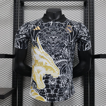 Camiseta Real Madrid "Yellow Black Dragon" 2024/25 Versión Jugador