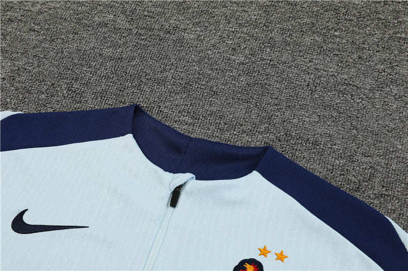 Buzo Completo Francia Blanco Azul