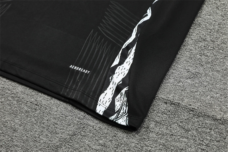 Buzo Completo Arsenal Negro Rojo y Verde