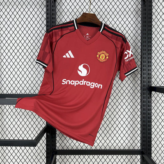 Camiseta Manchester United Local 2025/26 Versión Fan
