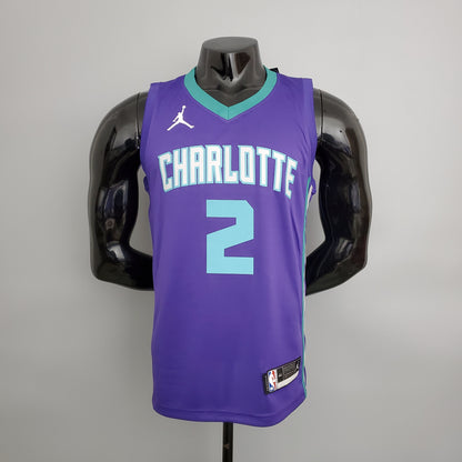 Camiseta Charlotte Hornets Camiseta Clásica Morada