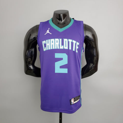 Camiseta Charlotte Hornets Camiseta Clásica Morada