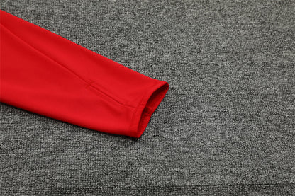 Buzo Completo Manchester United Rojo Negro