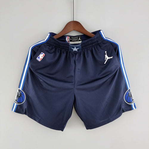 Camiseta Dallas Mavericks Shorts Azul Royal