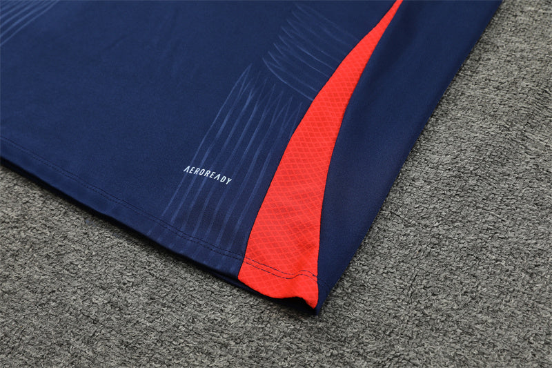 Buzo Completo Manchester United Azul Rojo