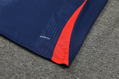 Buzo Completo Manchester United Azul Rojo